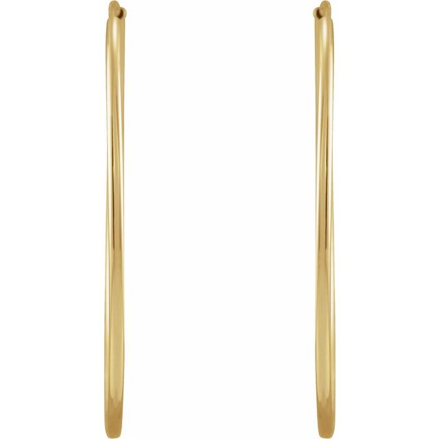 Flexible Endless Tube Hoop Earrings
