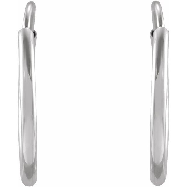 Flexible Endless Tube Hoop Earrings