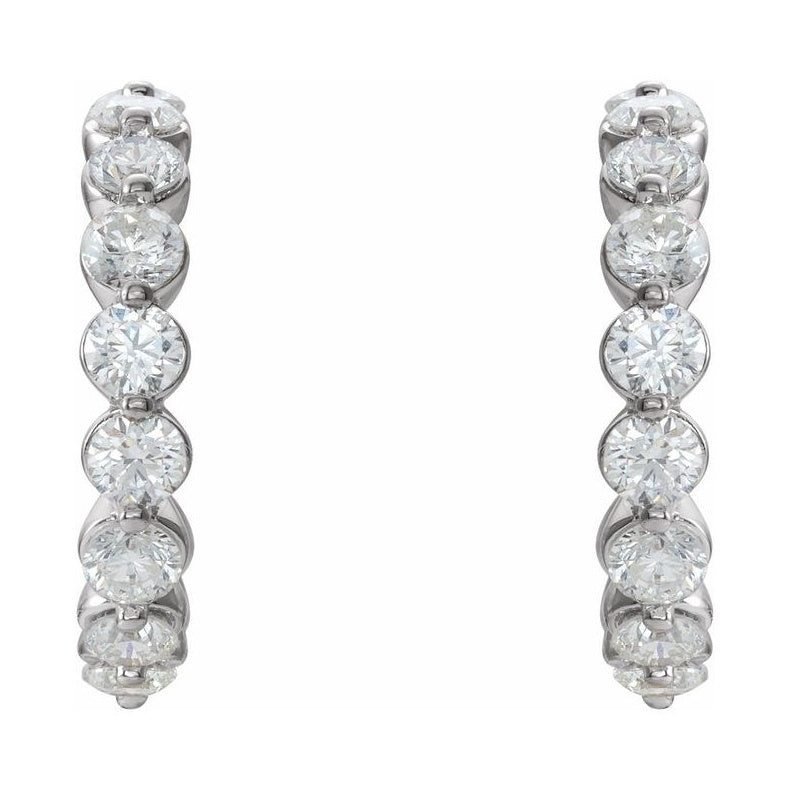 Accented Hoop Earrings