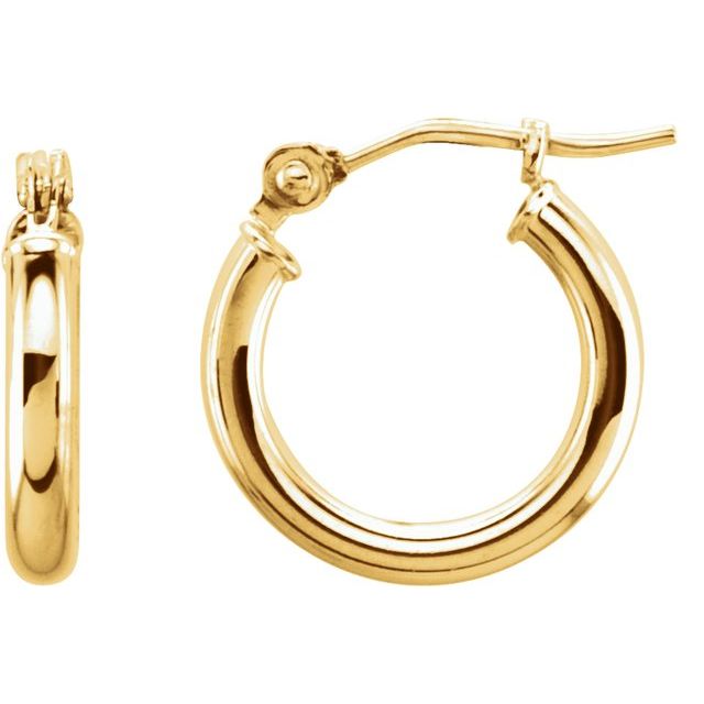 Tube Hoop Earrings