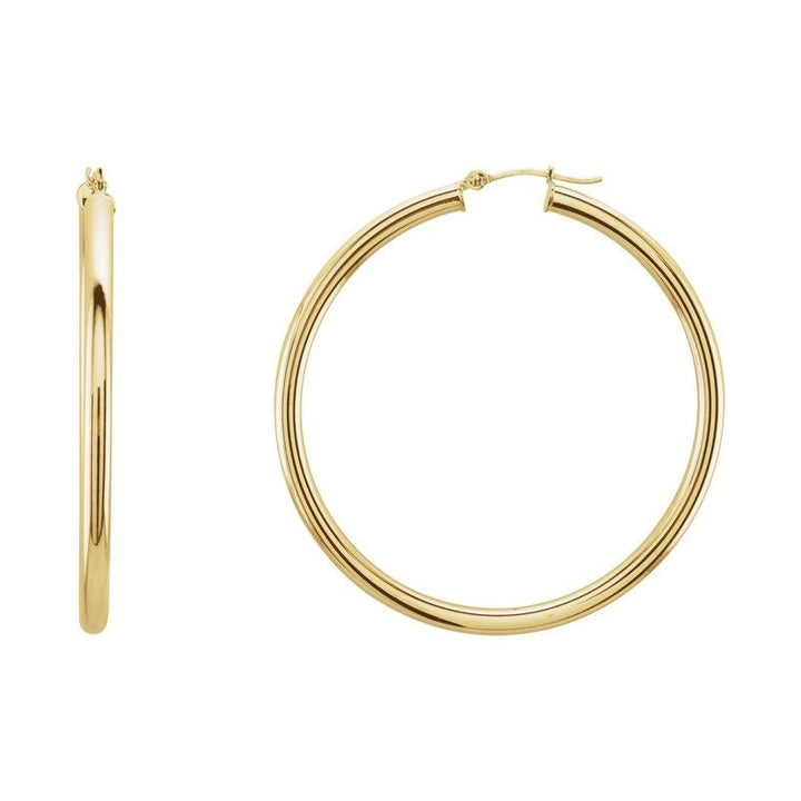 Tube Hoop Earrings