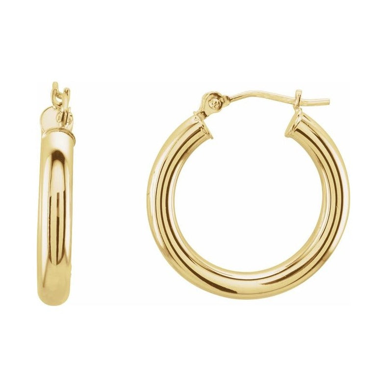 Tube Hoop Earrings