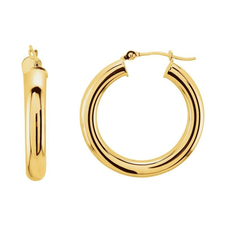 Tube Hoop Earrings