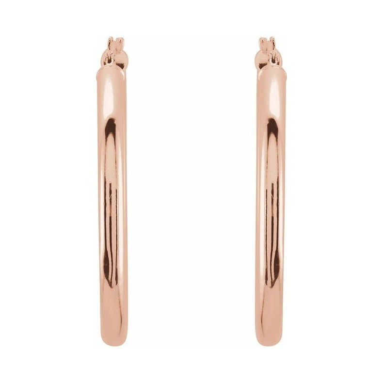 Tube Hoop Earrings