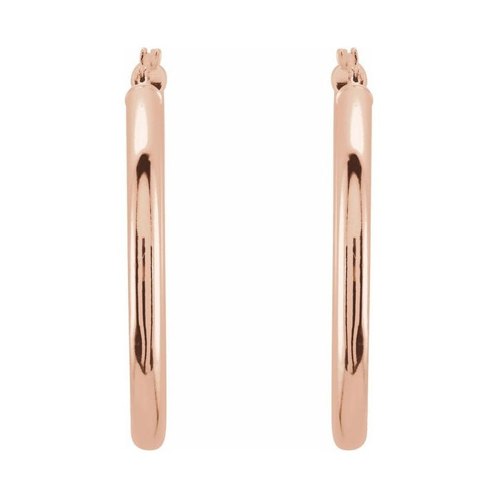 Tube Hoop Earrings