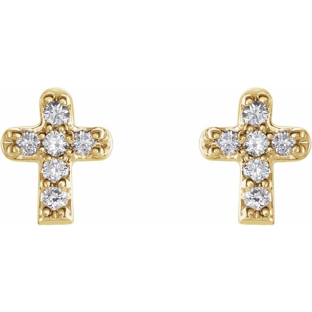 Youth Cross Earrings