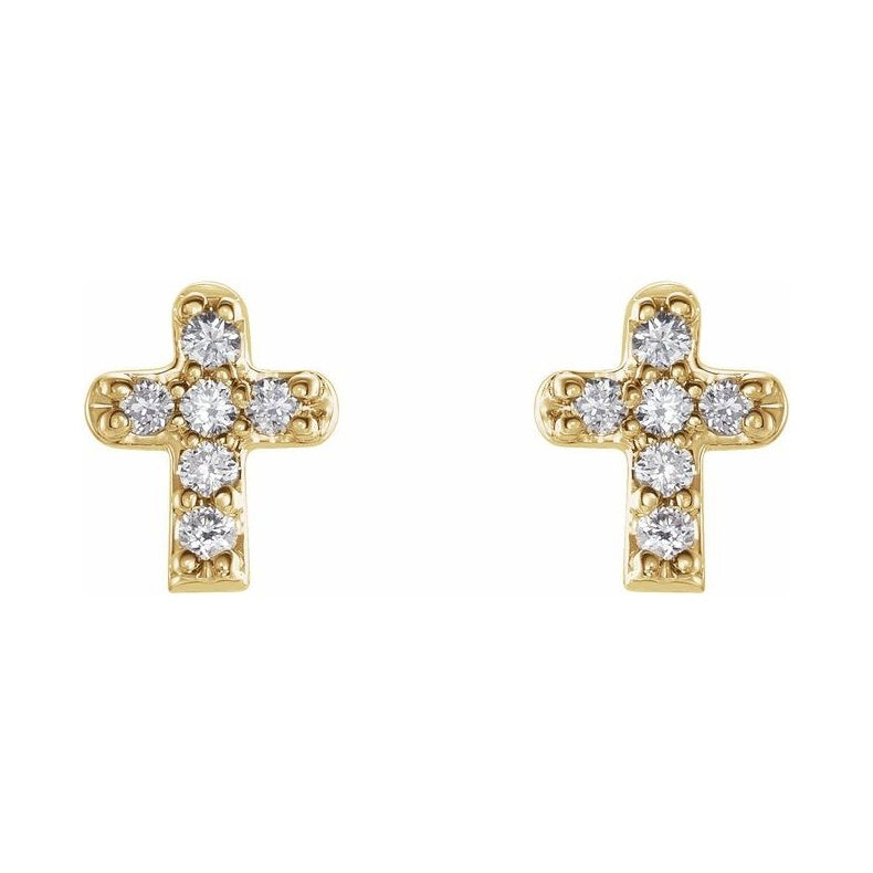 Youth Cross Earrings