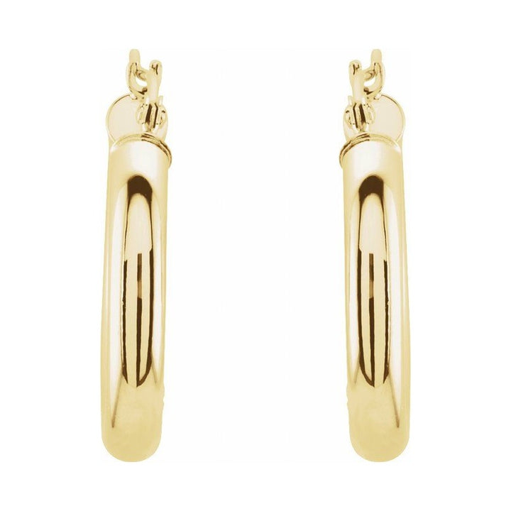 Tube Hoop Earrings