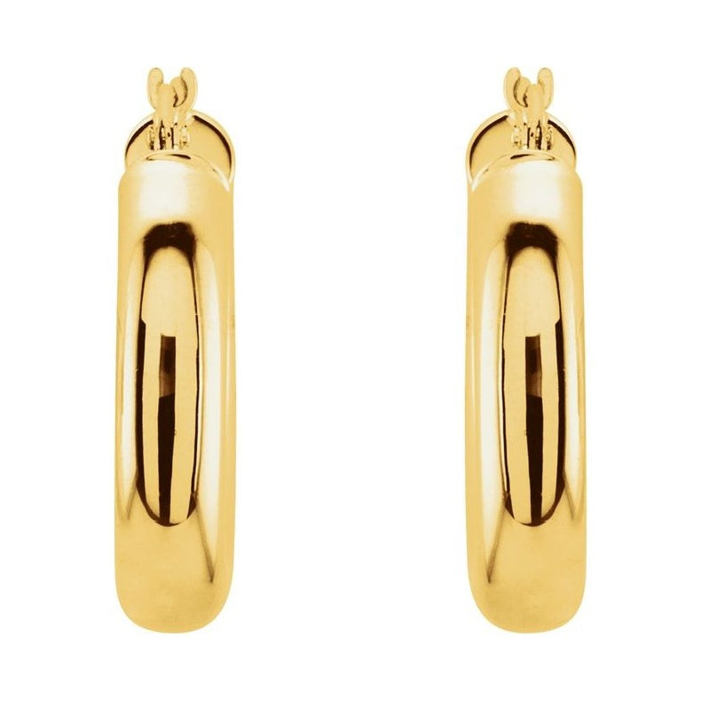 Tube Hoop Earrings