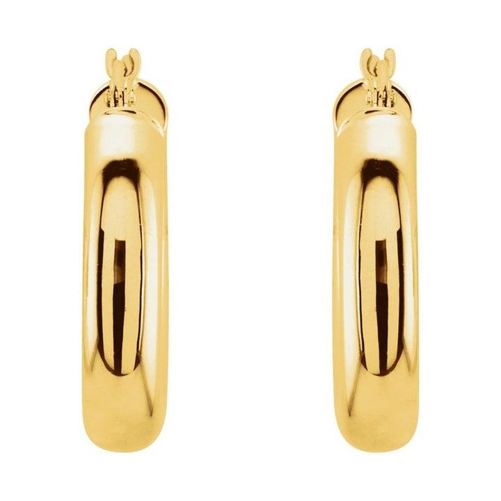Tube Hoop Earrings