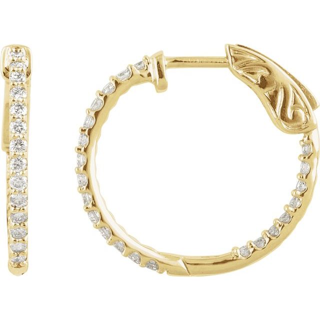 Inside-Outside Hoop Earrings