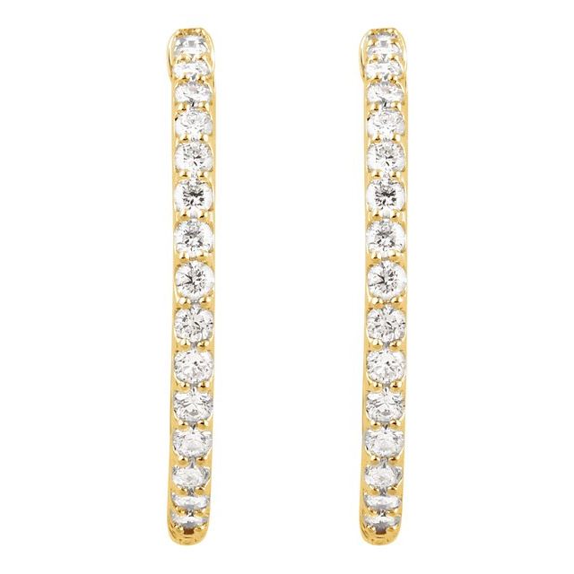 Inside-Outside Hoop Earrings