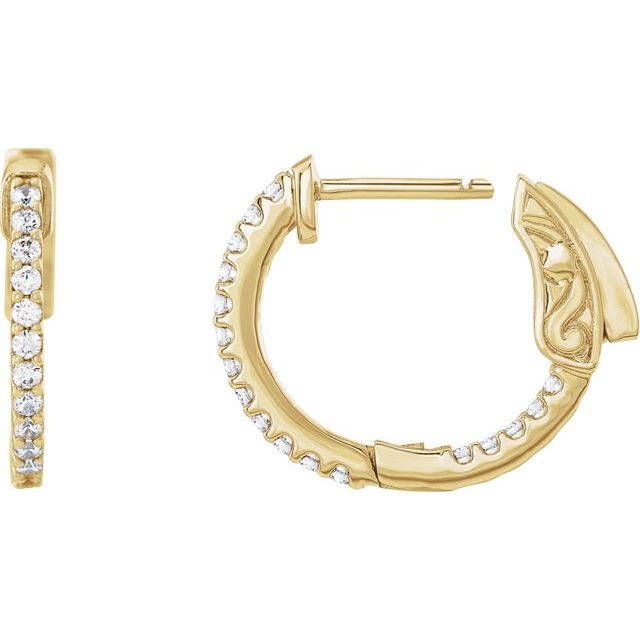 Inside-Outside Hoop Earrings