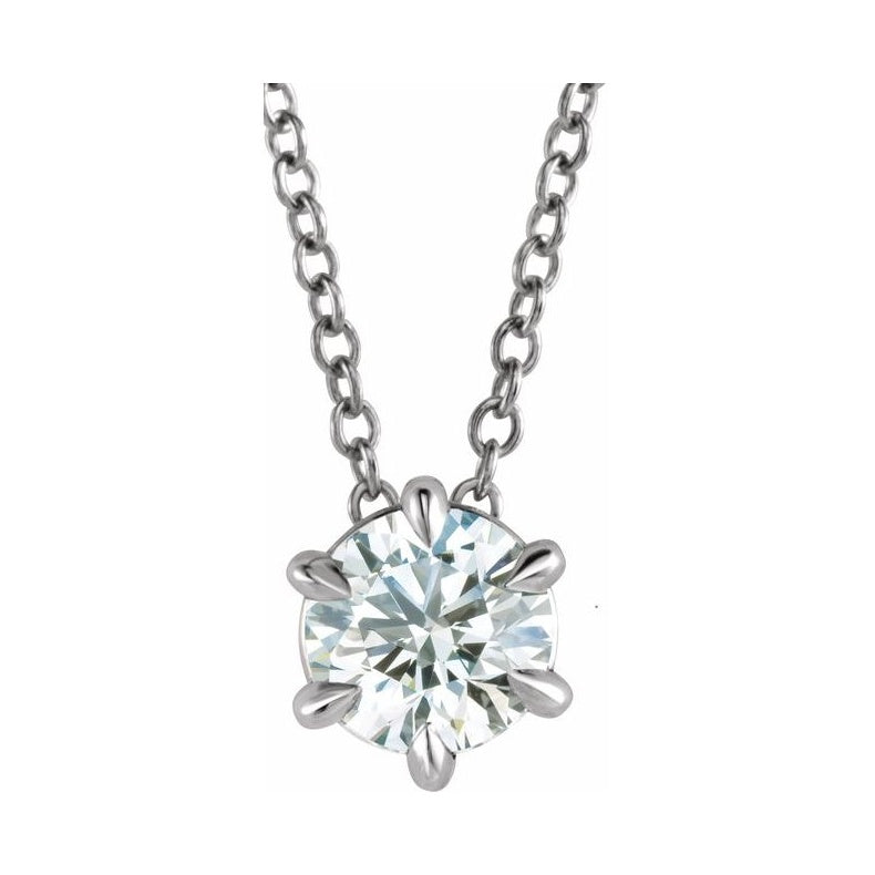 Solitaire Necklace or Slide Pendant