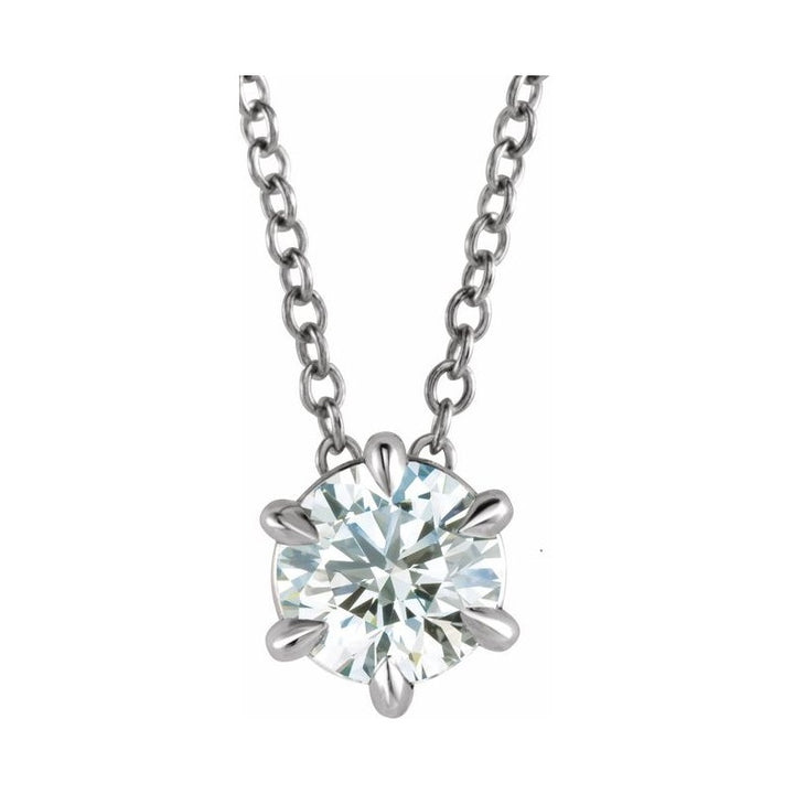 Solitaire Necklace or Slide Pendant