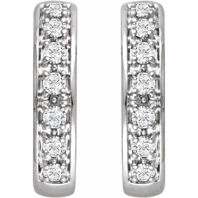 Accented Hoop Earrings