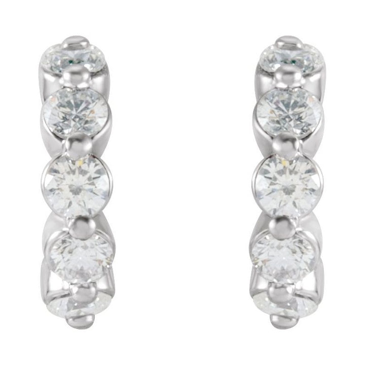Accented Hoop Earrings