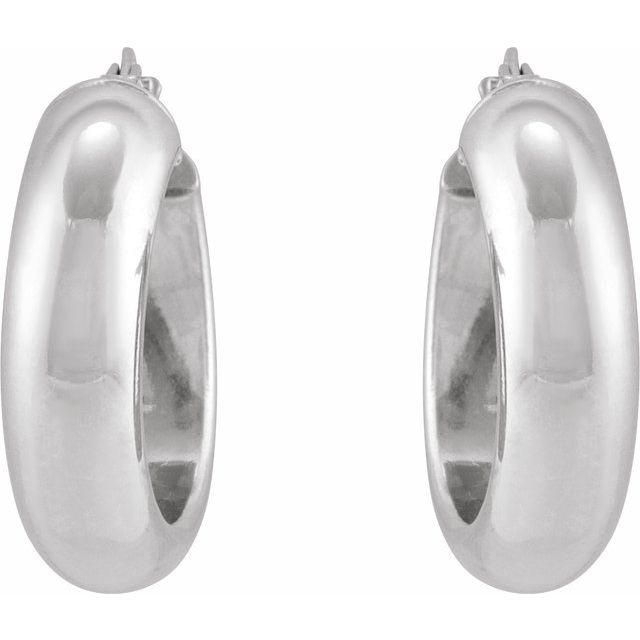 Tube Hoop Earrings