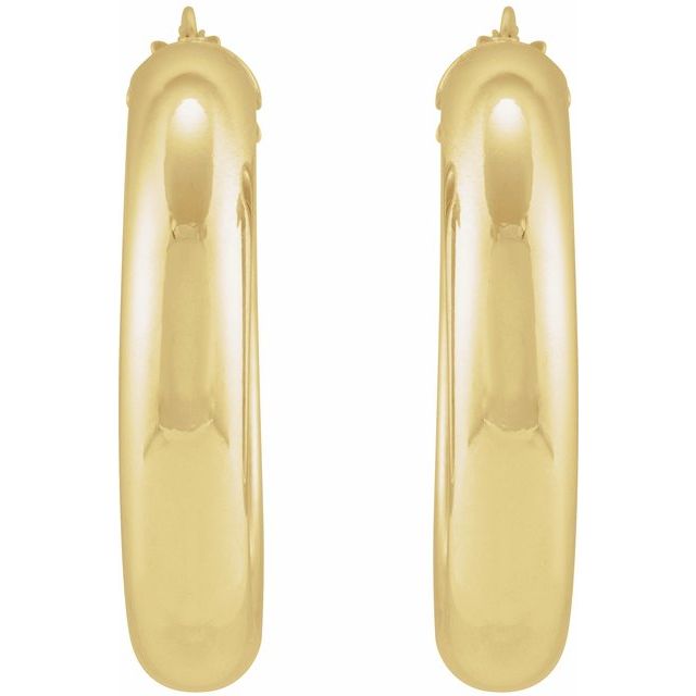 Tube Hoop Earrings