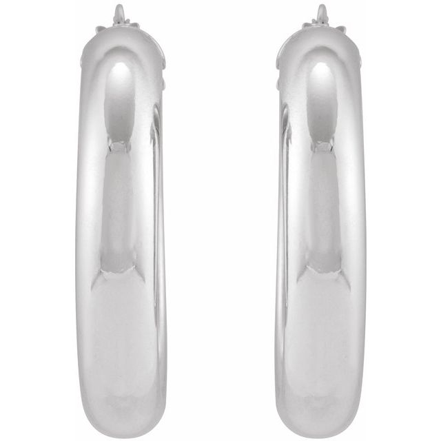 Tube Hoop Earrings