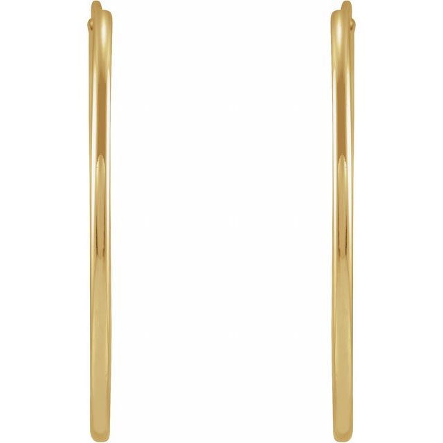 Flexible Endless Tube Hoop Earrings