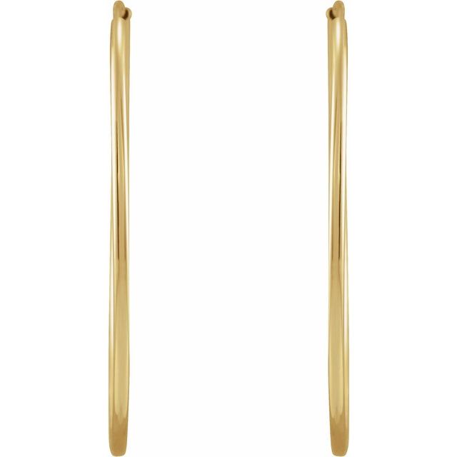 Flexible Endless Tube Hoop Earrings