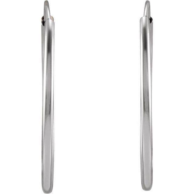 Flexible Endless Tube Hoop Earrings