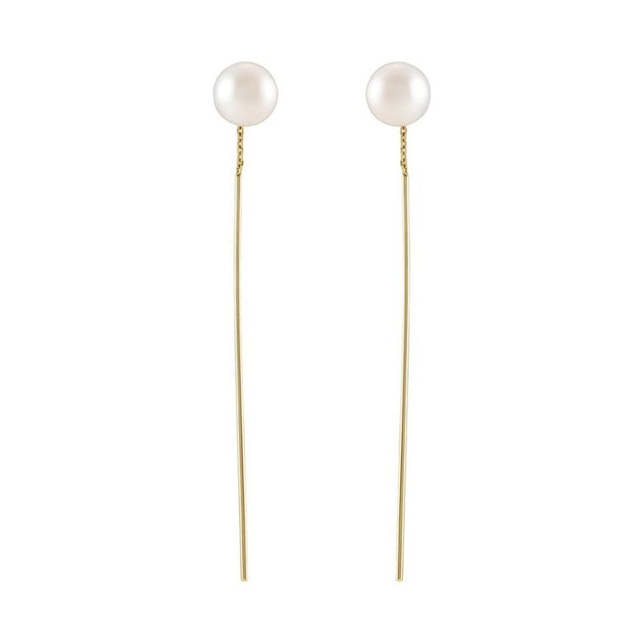 Pearl Threader Earrings