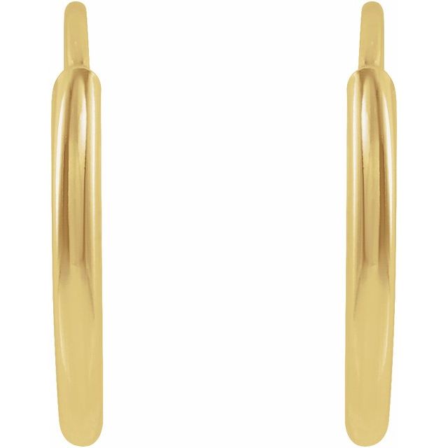 Flexible Endless Tube Hoop Earrings