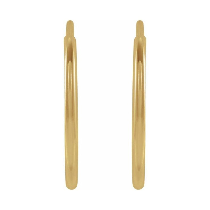 Flexible Endless Tube Hoop Earrings