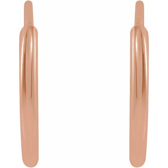 Flexible Endless Tube Hoop Earrings