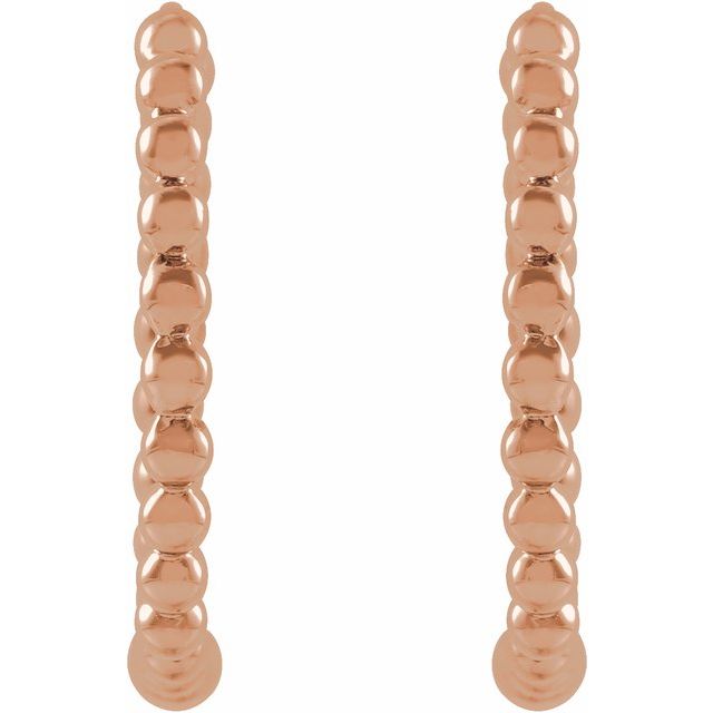 Beaded Hoop Earrings