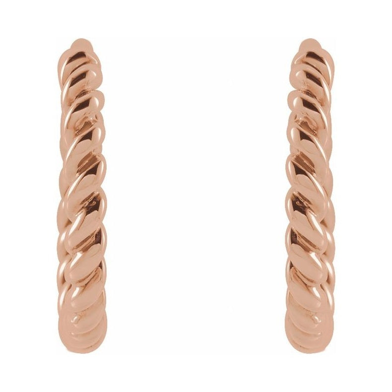 Rope Hoop Earrings
