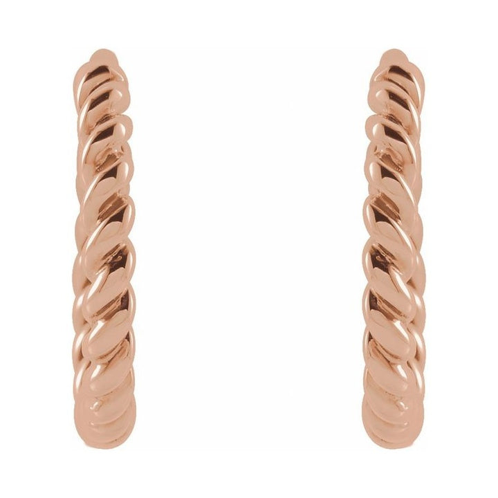 Rope Hoop Earrings