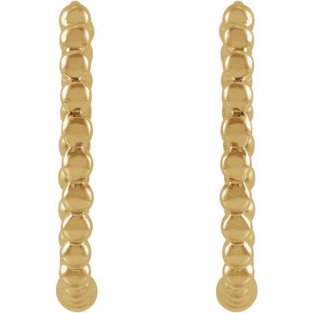 Beaded Hoop Earrings