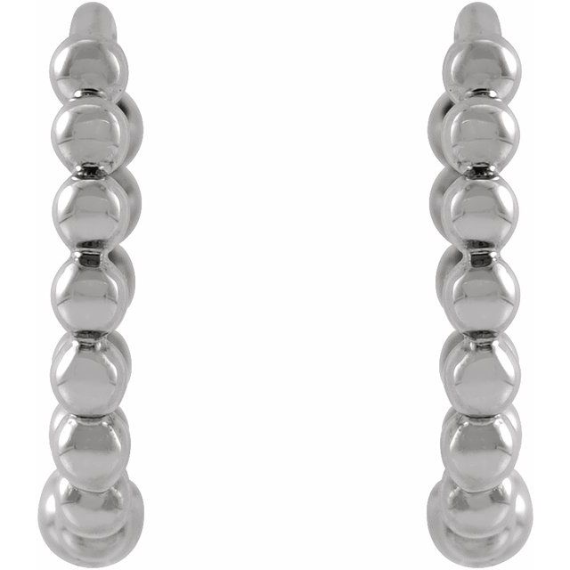 Beaded Hoop Earrings