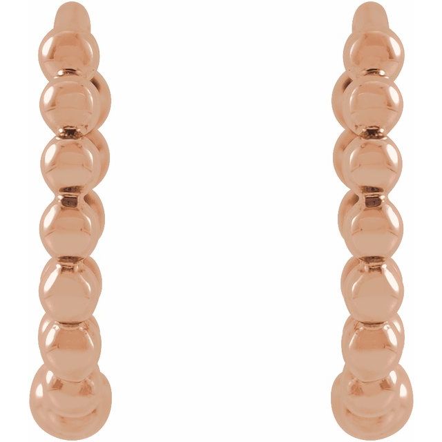 Beaded Hoop Earrings