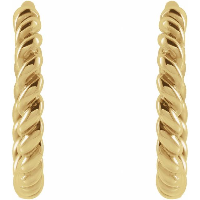 Rope Hoop Earrings