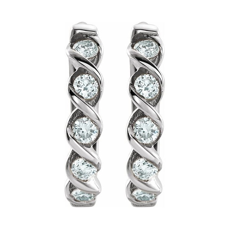 Twisted Hoop Earrings