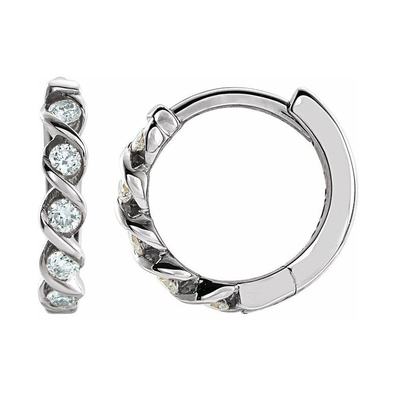 Twisted Hoop Earrings