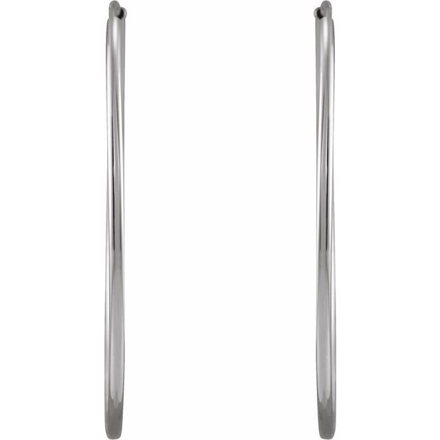 Flexible Endless Tube Hoop Earrings