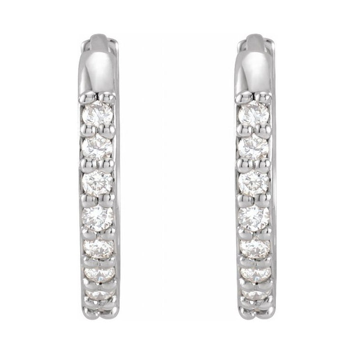 Accented Huggie Earrings