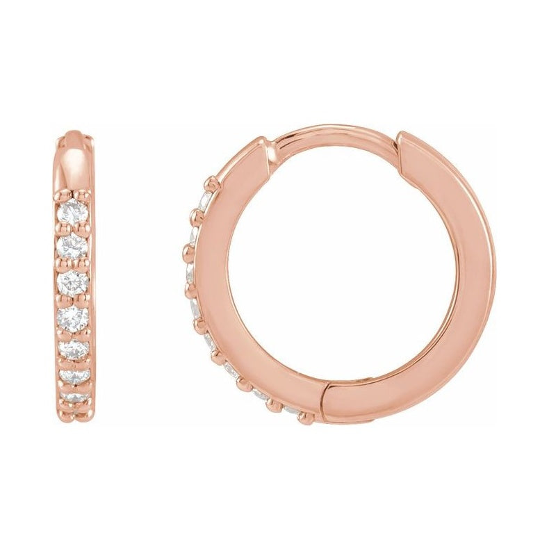 Accented Huggie Earrings