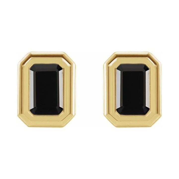 Emerald Solitaire Earrings