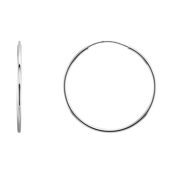 Endless Tube Hoop Earrings