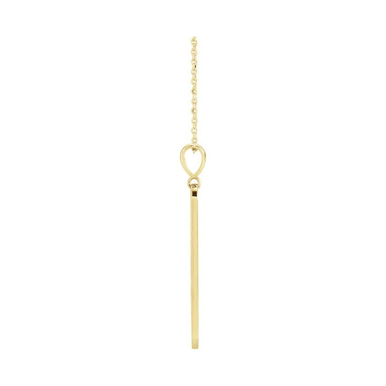 Moon Phase Bar Necklace or Pendant