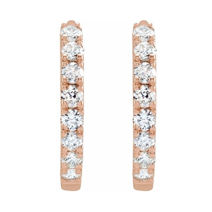 Lab-Grown Diamond Hoop Earrings