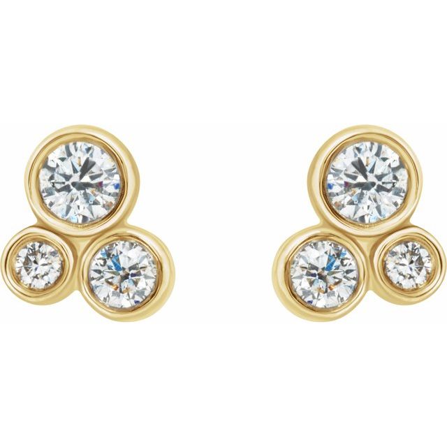 Geometric Cluster Earrings