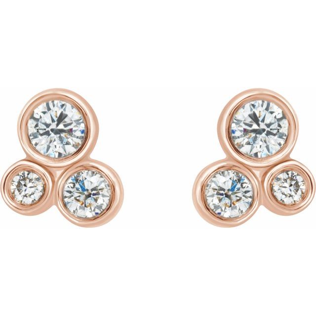 Geometric Cluster Earrings