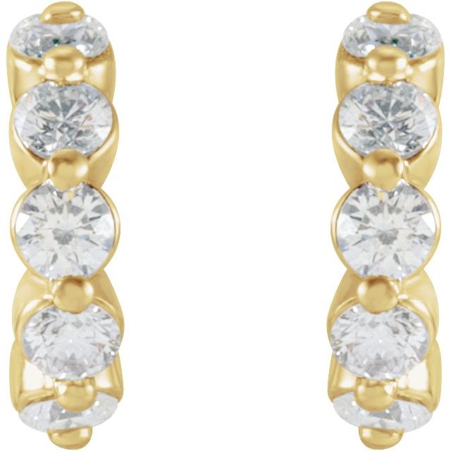 Accented Hoop Earrings